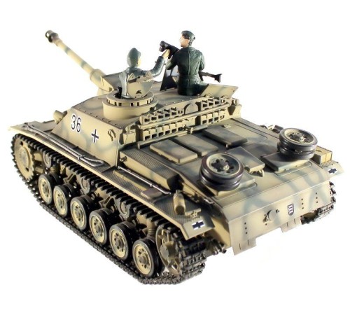Р/У танк Taigen 1/16 SturmgeschutzIIIausf.gsd.kfz. (Германия) (для ИК танкового боя) 2.4G RTR