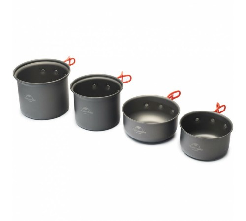 Посуда Naturehike NH15T401-G из четырех предметов, 6927595787212