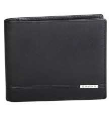 Кошелёк Cross Classic Century, кожа наппа, гладкая, чёрный, 11х 2 х 9 см