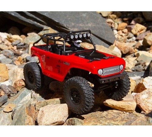 Модель для трофи 1:24 Axial SCX24 Deadbolt 4WD, электро, RTR (красный)