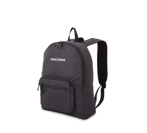 Рюкзак SWISSGEAR складной, черный, полиэстер, 33,5 х 15,5 x 40 см, 21 л