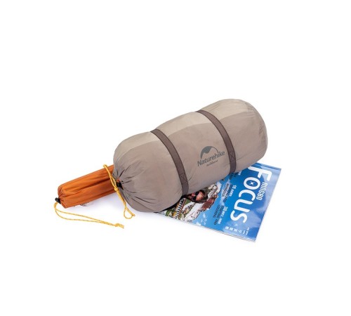 Палатка сверхлегкая Naturehike Nebula 2  NH19ZP011 двухместная, серая, 6927595745656