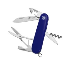 Нож перочинный Stinger, 90 мм, 11 функций, материал рукояти: АБС-пластик (синий)