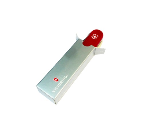 Нож перочинный VICTORINOX Evolution S111, 85 мм, 12 функций, с фиксатором лезвия, красный