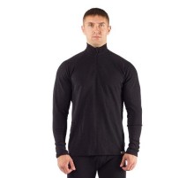 Футболка  мужская WIRY/ дл. рукав/ шерсть 260/ черный/ M  (WIRY9099M)