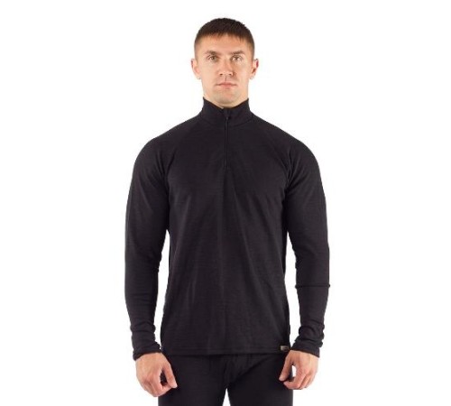 Футболка  мужская WIRY/ дл. рукав/ шерсть 260/ черный/ S, WIRY9099S