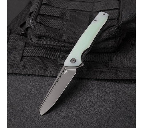 Нож Bestech Slyther сталь 14C28N, рукоять G10 прозрачная