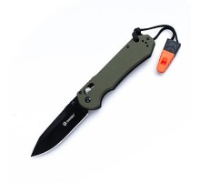 Нож Ganzo G7453-WS зеленый, G7453-GR-WS