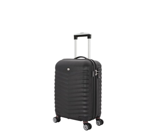 Чемодан WENGER FRIBOURG, чёрный, АБС-пластик, 37x24,5x54см, 35 л
