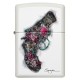 Зажигалка ZIPPO Spazuk с покрытием White Matte, латунь/сталь, белая, матовая, 38x13x57 мм