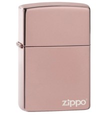 Зажигалка ZIPPO Classic с покрытием High Polish Rose Gold, латунь/сталь, розовое золото, 38x13x57 мм
