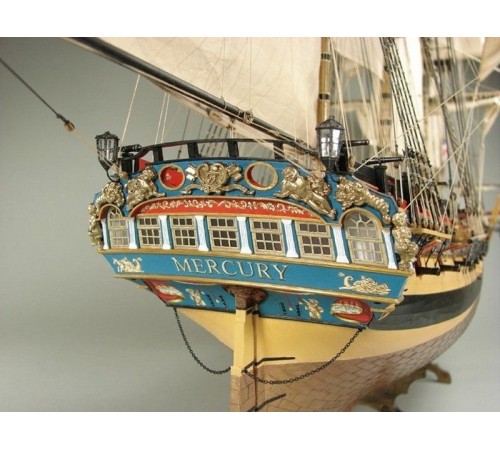 Сборная картонная модель Shipyard фрегат HMS Mercury (№66), 1/96