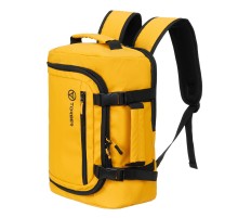 Рюкзак TORBER РИТМ, желтый, полиэстер 900D с PU покрытием, 27 х 16 х 36 см, 15 л