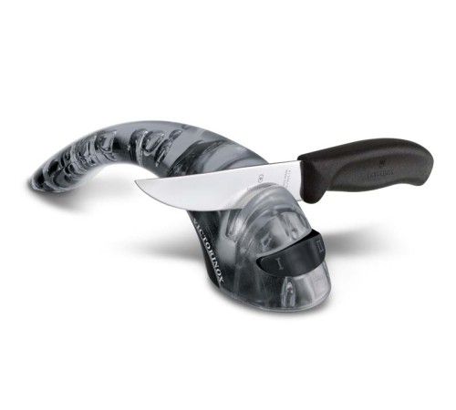 Точилка VICTORINOX для кухонных ножей, с 2 керамическими дисками, 205x55x65 мм, чёрная