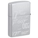Зажигалка ZIPPO James Bond™ с покрытием Satin Chrome, латунь/сталь, серебристая, 38x13x57 мм