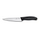 Нож разделочный VICTORINOX SwissClassic, 15 см, чёрный, в картонном блистере