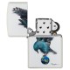 Зажигалка ZIPPO Spazuk с покрытием White Matte, латунь/сталь, белая, матовая, 38x13x57 мм