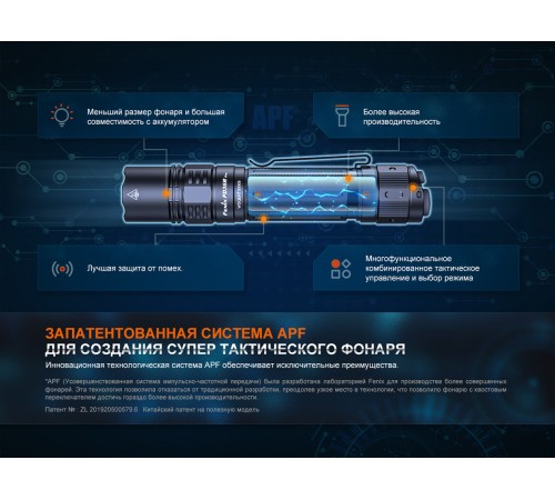 Тактический фонарь Fenix PD36R Pro, PD36RPRO