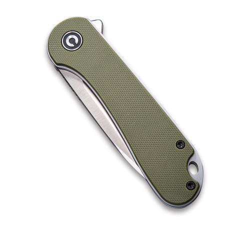 Складной нож CIVIVI Elementum D2 Steel Satin Finished Handle G10 Green