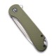 Складной нож CIVIVI Elementum D2 Steel Satin Finished Handle G10 Green