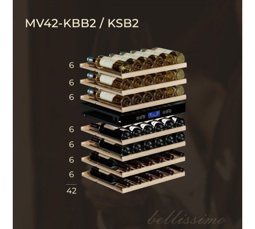 Винный шкаф Meyvel MV42-KSB2
