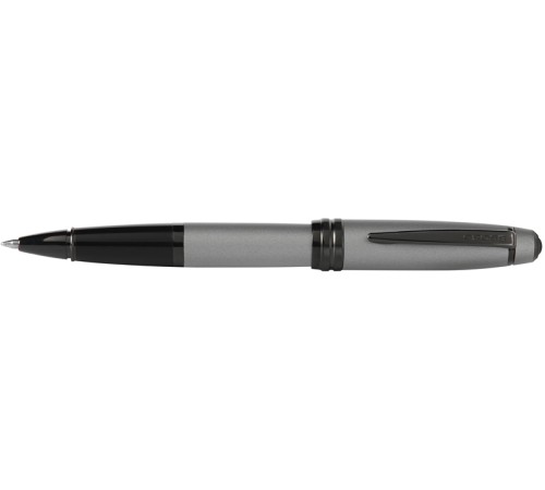 Ручка-роллер Cross Bailey Matte Grey Lacquer. Цвет - серый.