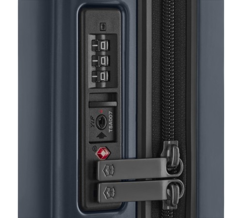 Чемодан VICTORINOX Airox, синий, 100% поликарбонат Makrolon, 40x20x55 см, 33 л