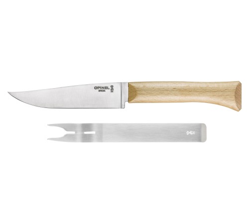 Набор ножей для резки сыра Opinel Cheese set (нож+ вилка), дерев. рукоять, нерж, сталь, кор. 001834