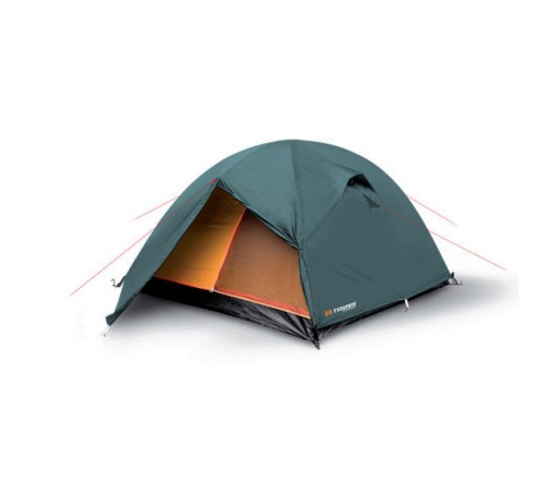 Миниатюрная палатка Trimm OREGON, зеленый 3+1