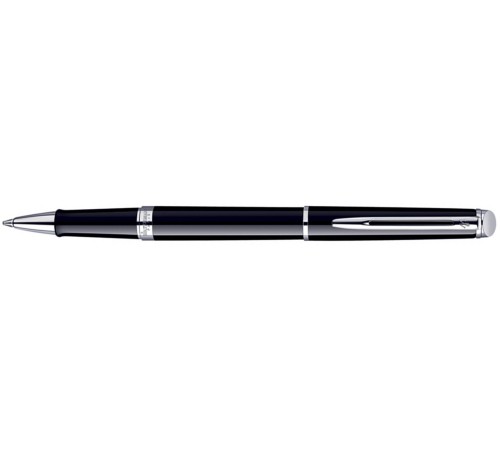 Роллерная ручка Waterman Hemisphere Essential Black CT. Корпус и колпачок - лаковые