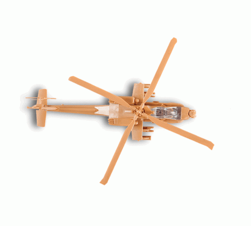 Сборная модель ZVEZDA Американский вертолёт Апач, 1/144