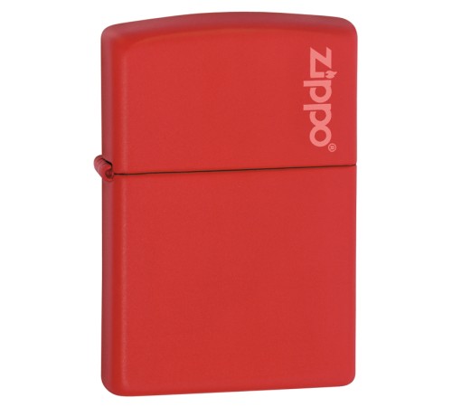 Зажигалка ZIPPO Classic с покрытием Red Matte, латунь/сталь, красная, матовая, 38x13x57 мм