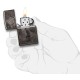 Зажигалка ZIPPO Classic с покрытием Black Ice®, латунь/сталь, чёрная, глянцевая, 38x13x57 мм