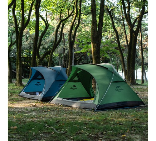 Палатка Naturehike Bear-UL2 NH20ZP108 20D двухместная, зеленая, 6927595747711