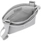 Сумка VICTORINOX Victoria Affinity, серебристая, нейлон/кожа/микрозамша, 25x4x27 см, 3 л