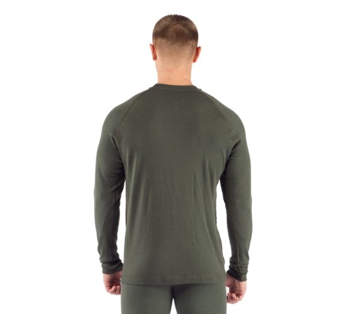 Футболка  мужская Rosta/ дл. рукав/ шерсть 220/ зеленый / M  (Rosta6262M)