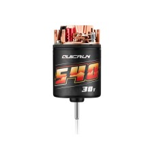 Коллекторный мотор Hobbywing QUICRUN Brushed 540-30T (30TKV, 3,175/16,3мм, 1/10)