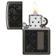 Зажигалка ZIPPO Лучшая цена 2022 с покрытием Black Ice®, латунь/сталь, чёрная, 38x13x57 мм