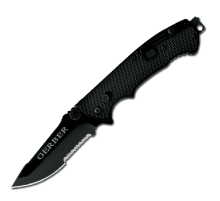 Нож Gerber Tactical Hinderer CLS, черный, серейторное лезвие, коробка, 22-01870