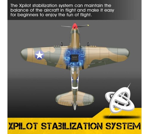 Радиоуправляемый самолет Volantex RC P40 Warhawk 400мм 2.4G 4ch LiPo RTF with Gyro