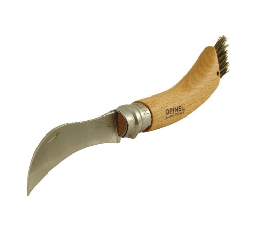 Дисплей-набор 12 шт, нож грибника Opinel №8, нержавеющая сталь, рукоять бук, 001896