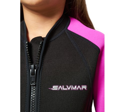 Детский гидрокостюм Salvimar Aquatic, 2 мм, розовый, L, на 12-14 лет