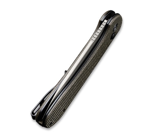 Складной нож CIVIVI Button Lock Elementum 14C28N Steel Gray Stonewashed Handle G10 Gray Stonewashed