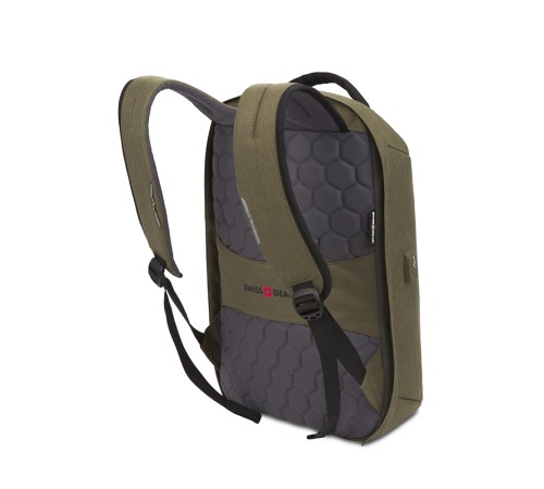 Рюкзак-антивор SWISSGEAR 15'', хаки, Heather 600D, 31 x 16 x 47 см, 23 л