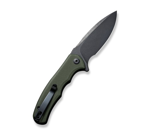 Складной нож CIVIVI Mini Praxis D2 Steel Black Stonewashed OD Handle G10 Green