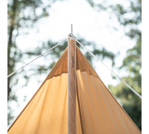 Стойка для тента Naturehike NH20PJ048 алюминиевый сплав 2.8 м, 4 секции, цвет дерево, 6927595782552