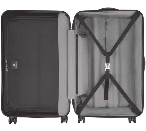 Чемодан VICTORINOX Spectra™ 2.0 29, чёрный, поликарбонат Bayer, 48x28x78 см, 73 л