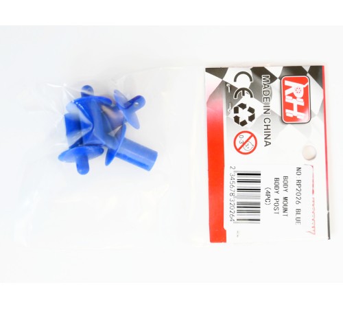 Стойки крепления кузова для Remo Hobby 1/8, 4 шт, тюнинг, синие
