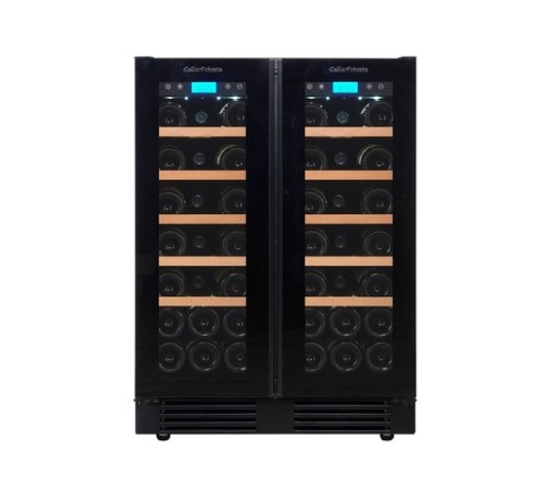 Винный шкаф Cellar Private двухзонный встраиваемый CP042-2TBH