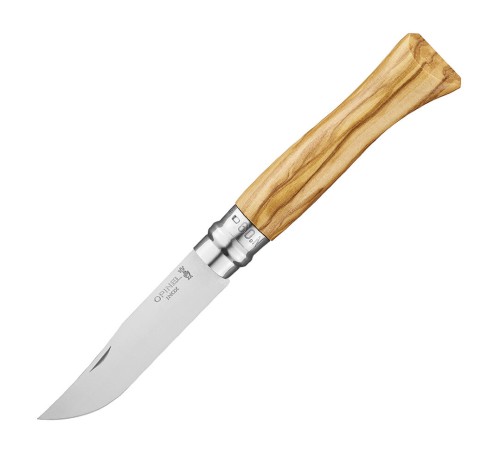 Нож Opinel №9, нержавеющая сталь, рукоять из оливкового дерева в картонной коробке, 002426